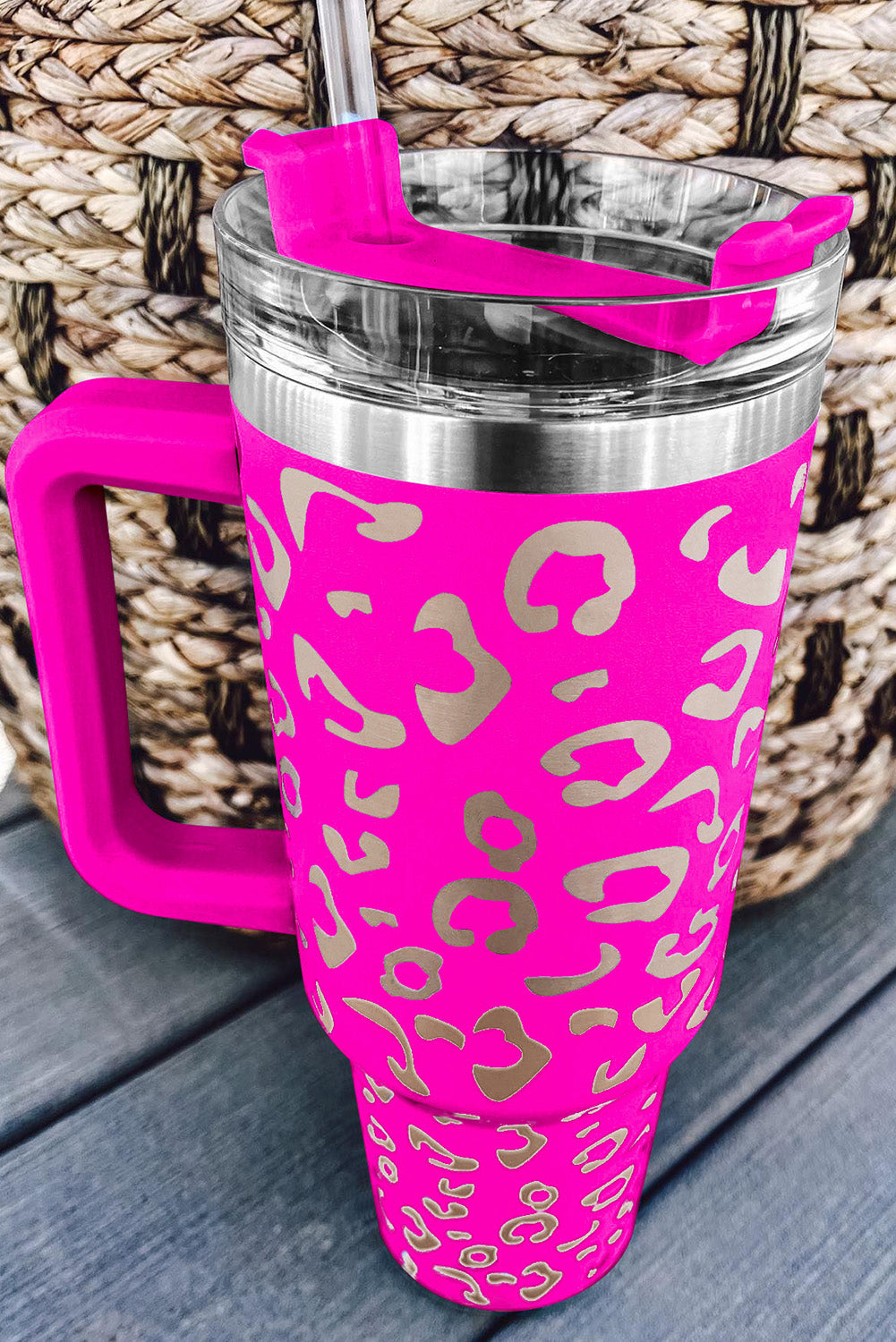 Stainless Steel Leopard Cups