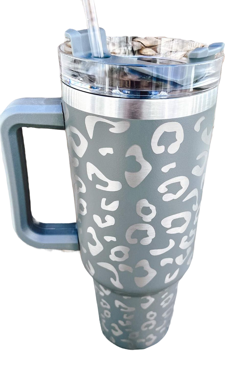 Stainless Steel Leopard Cups