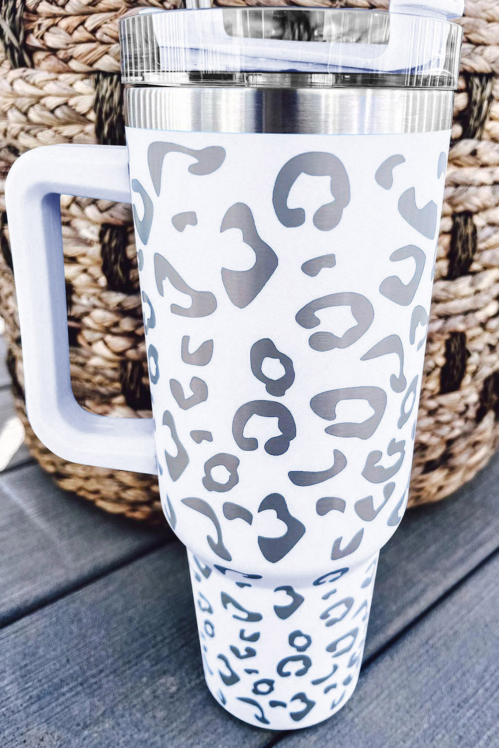 Stainless Steel Leopard Cups