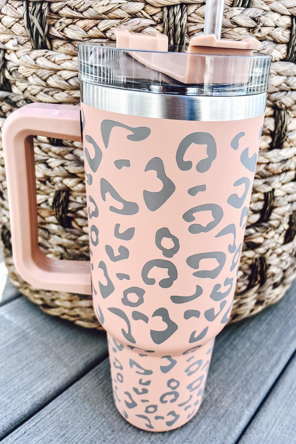 Stainless Steel Leopard Cups