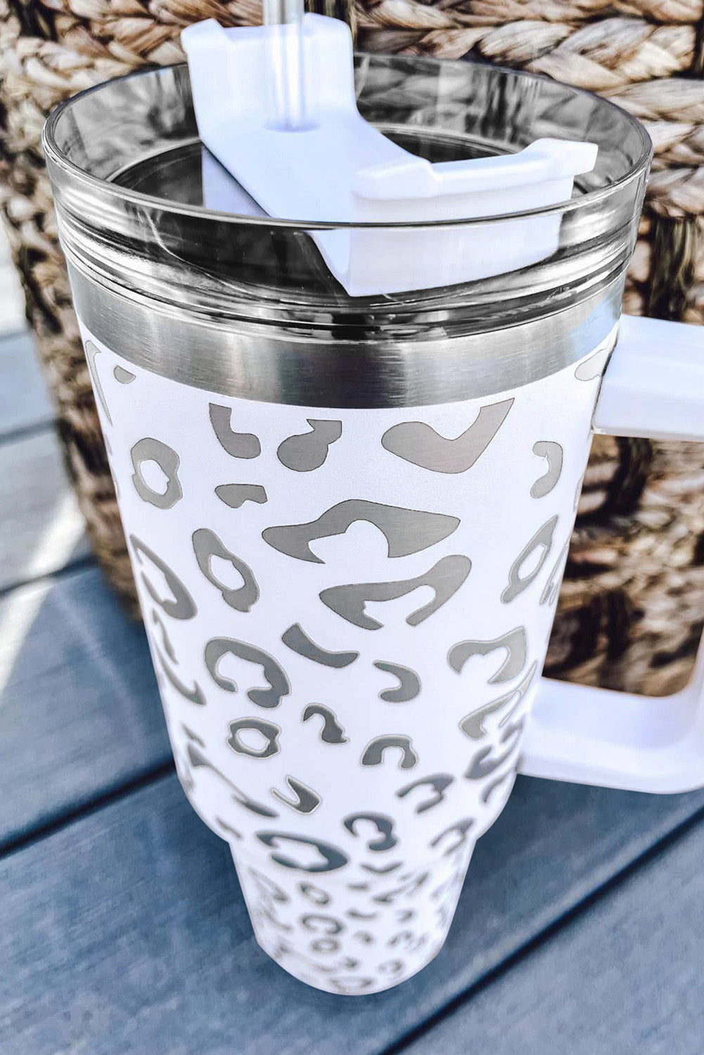 Stainless Steel Leopard Cups