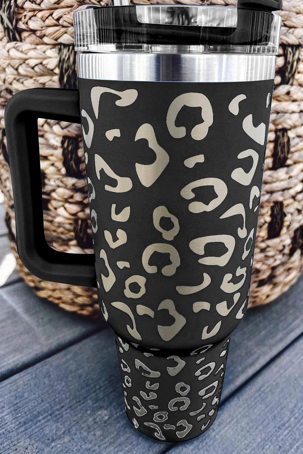 Stainless Steel Leopard Cups