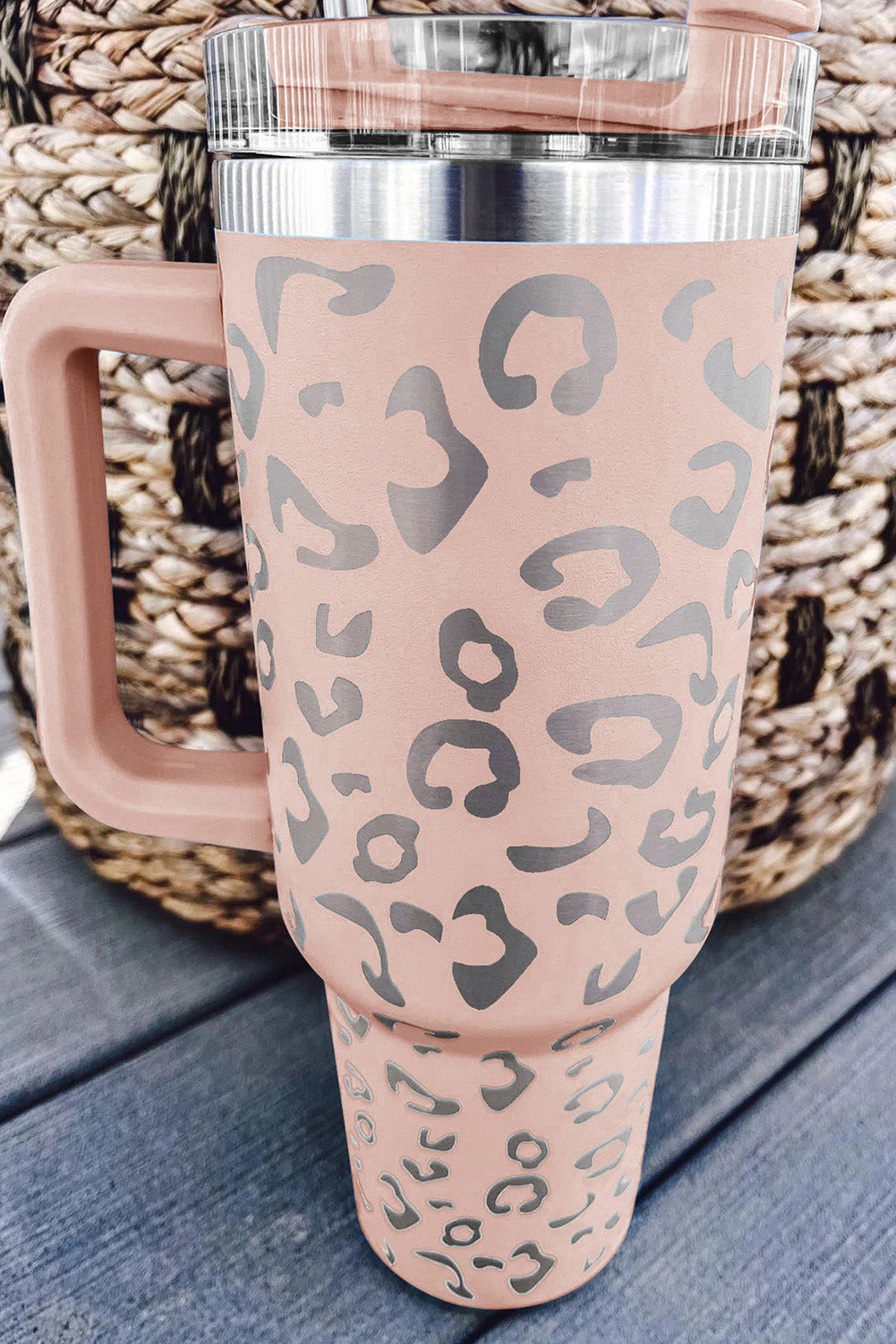 Stainless Steel Leopard Cups