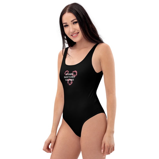 Women Don't Owe You Shit One-Piece Swimsuit