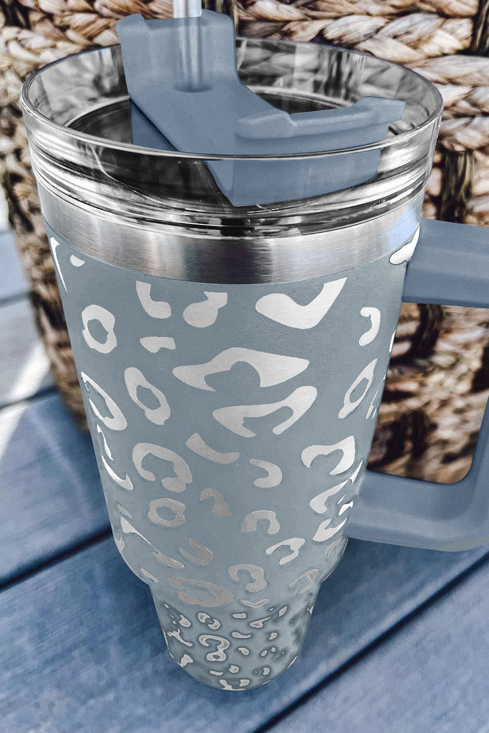 Stainless Steel Leopard Cups