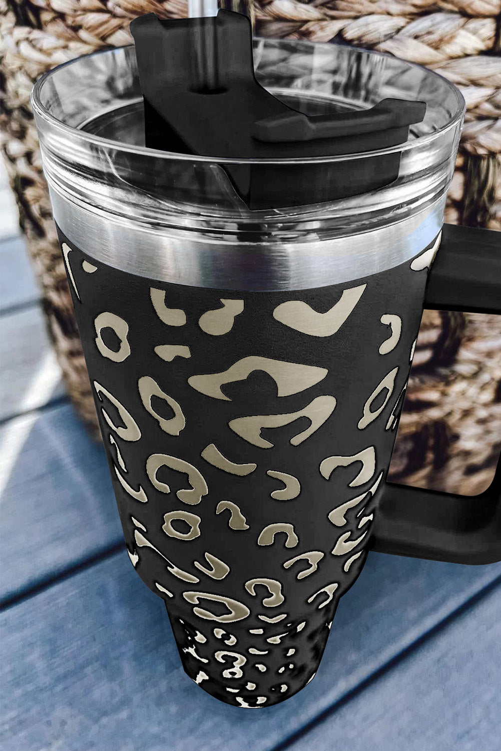 Stainless Steel Leopard Cups