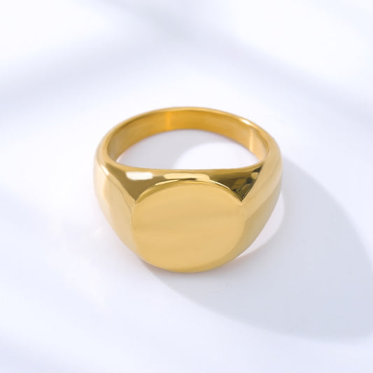 Gold Flat Ring