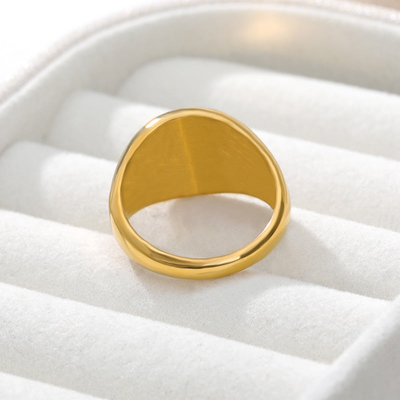 Gold Flat Ring