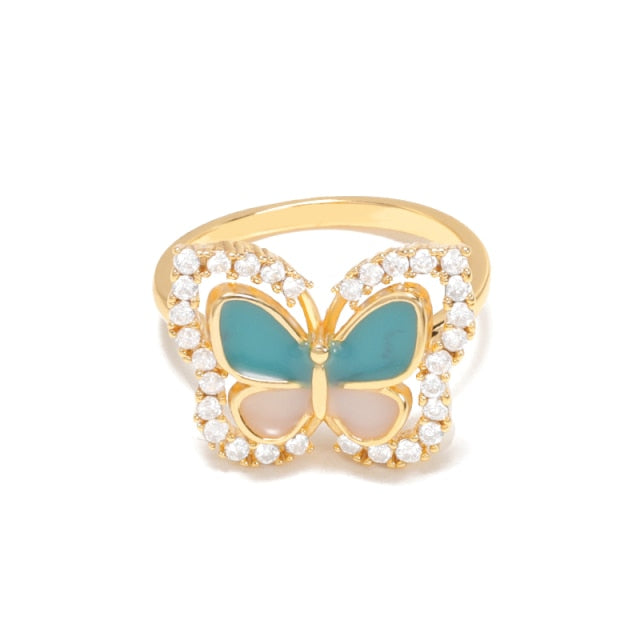 Butterfly Inspired Rings