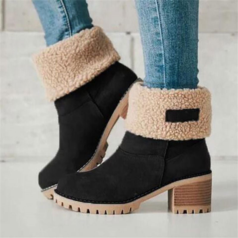 Cuffed Winter Boots