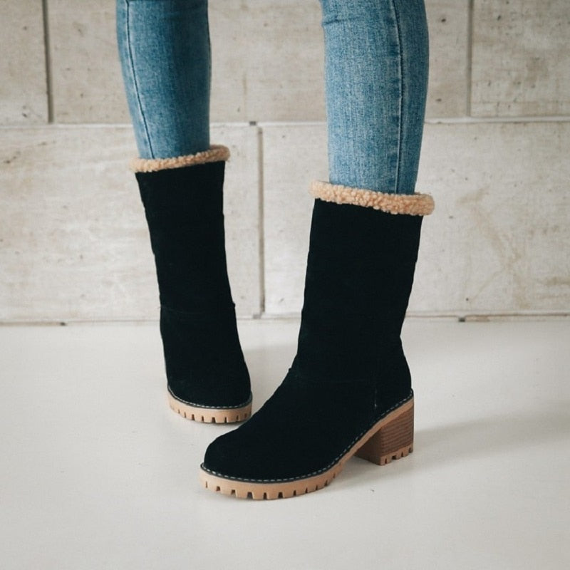 Cuffed Winter Boots