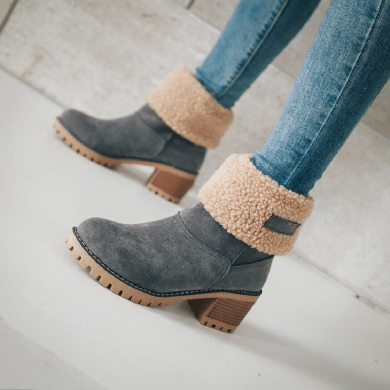 Cuffed Winter Boots