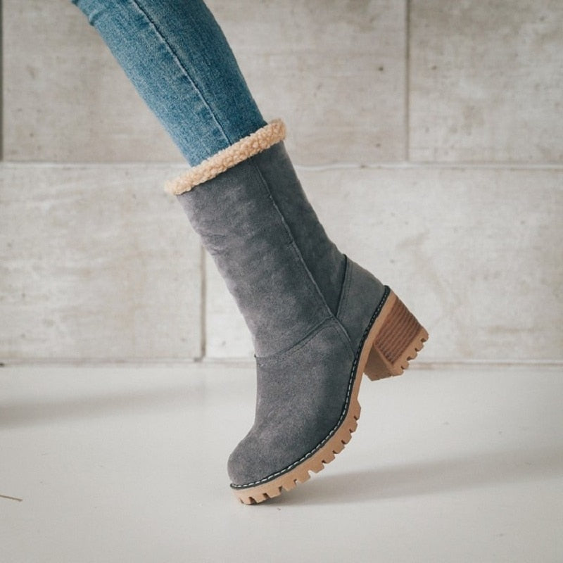 Cuffed Winter Boots