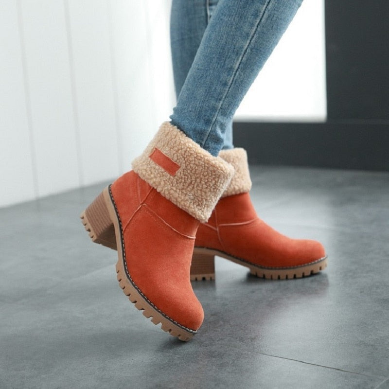 Cuffed Winter Boots