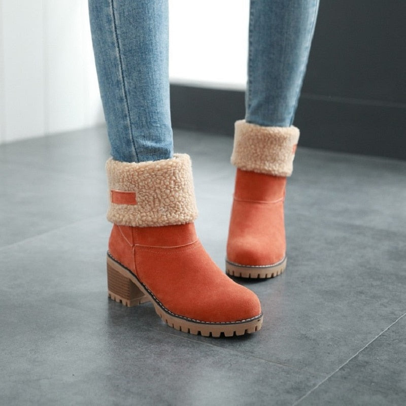 Cuffed Winter Boots