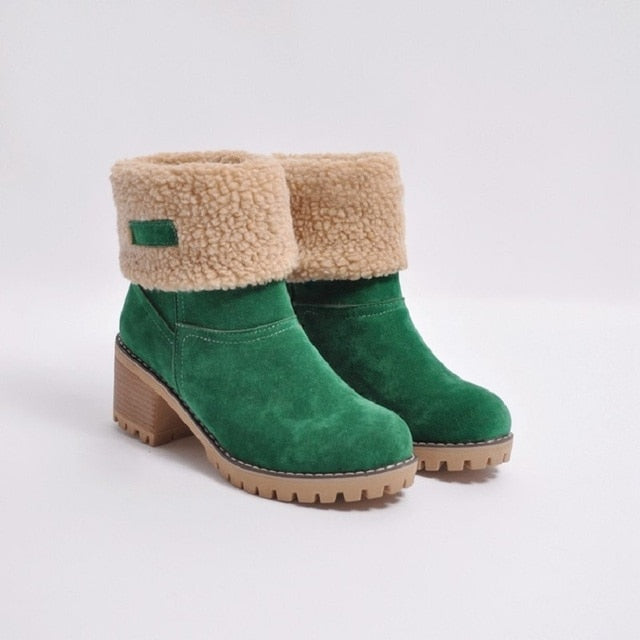 Cuffed Winter Boots