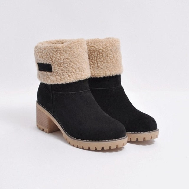 Cuffed Winter Boots