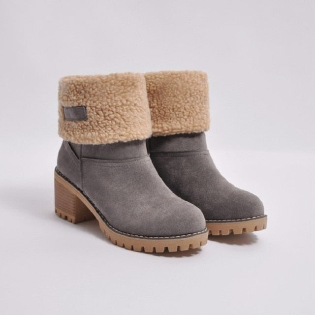 Cuffed Winter Boots