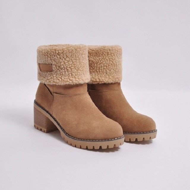 Cuffed Winter Boots