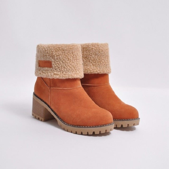 Cuffed Winter Boots