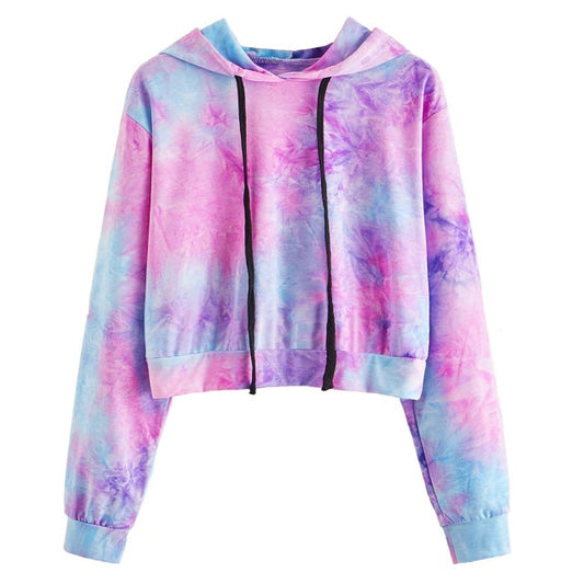 Crop Dye Hoodie