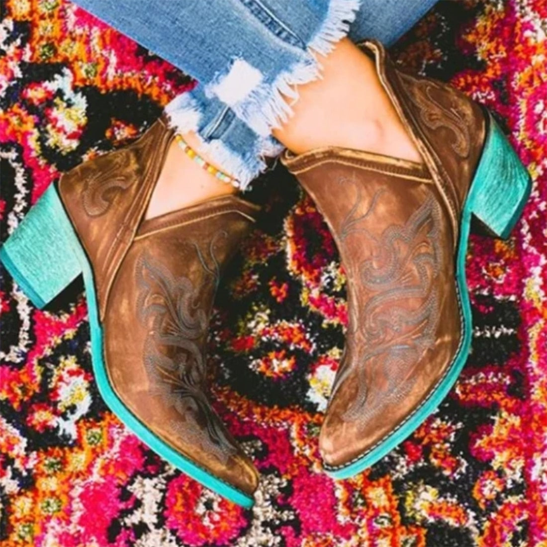 Western Ankle Boots