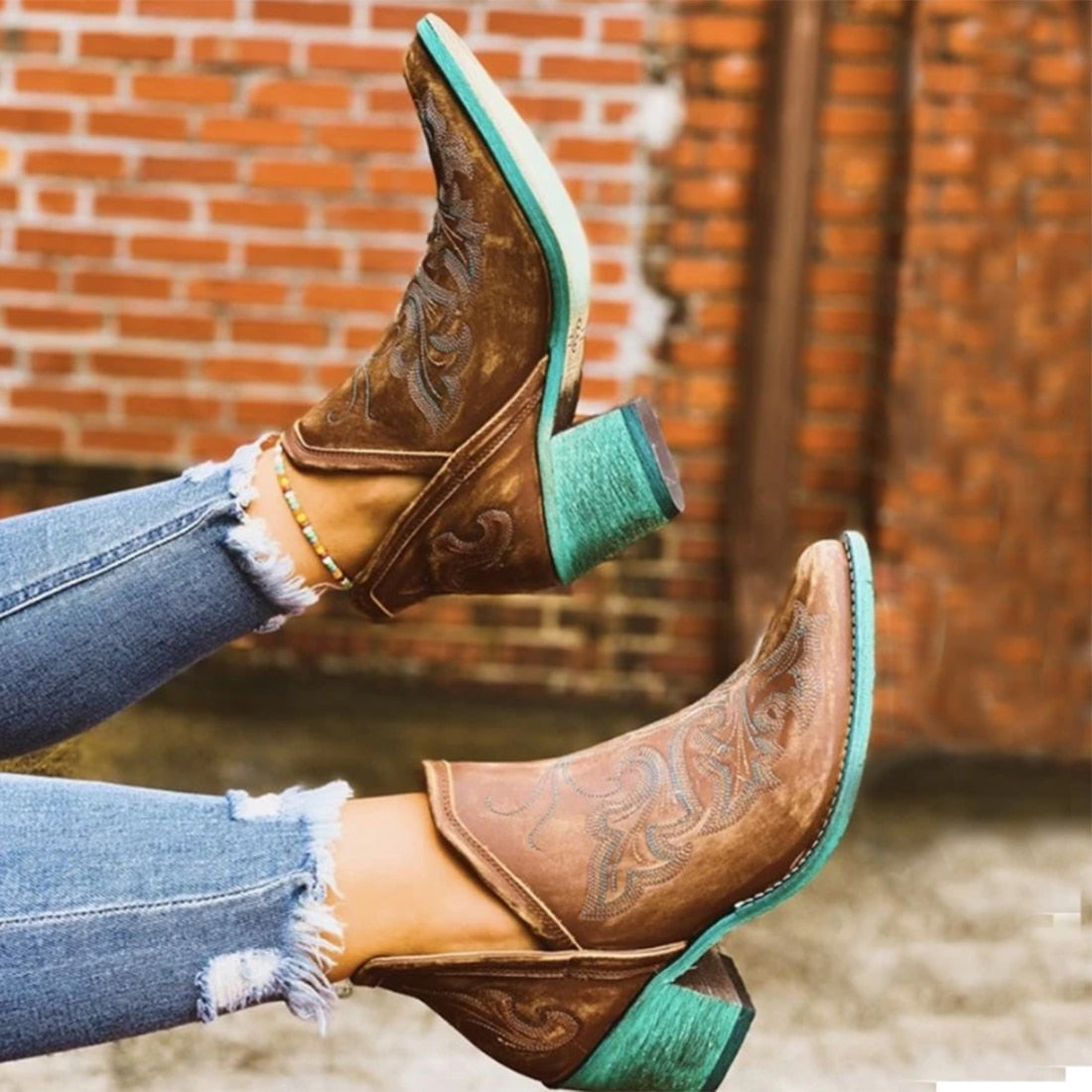 Western Ankle Boots