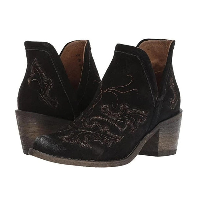 Western Ankle Boots