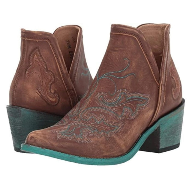 Western Ankle Boots