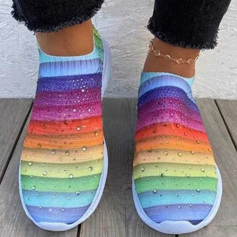 Mesh Rainbow Sneakers