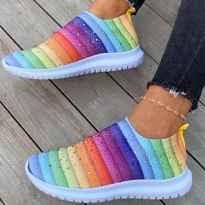 Mesh Rainbow Sneakers