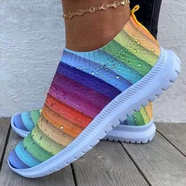 Mesh Rainbow Sneakers