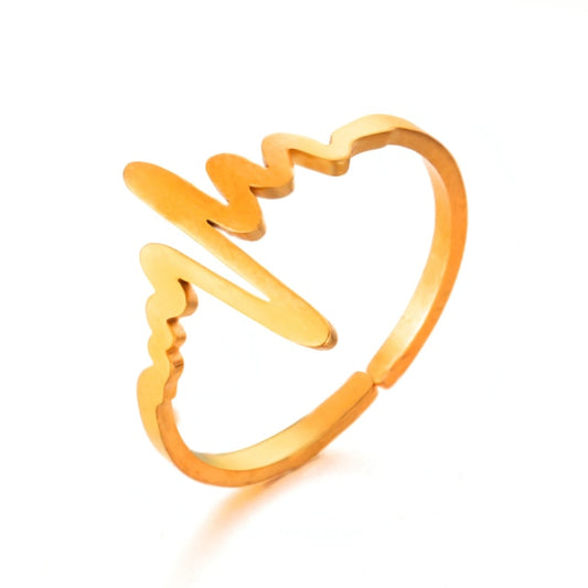 Gold Lifeline Ring